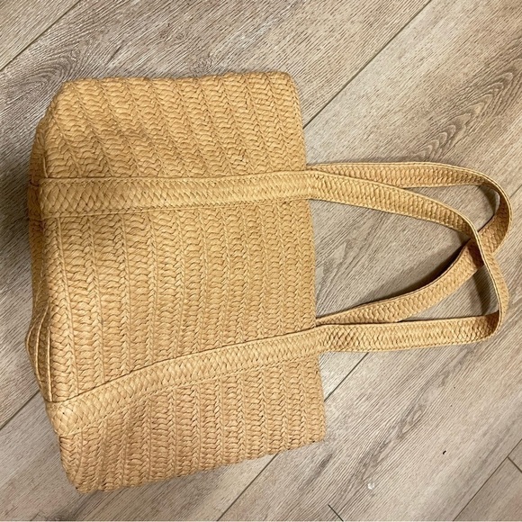 Draper James straw tote bag - Picture 2 of 8
